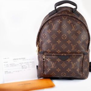 Louis Vuitton Brown Monogram Backpack Palms Springs MM
